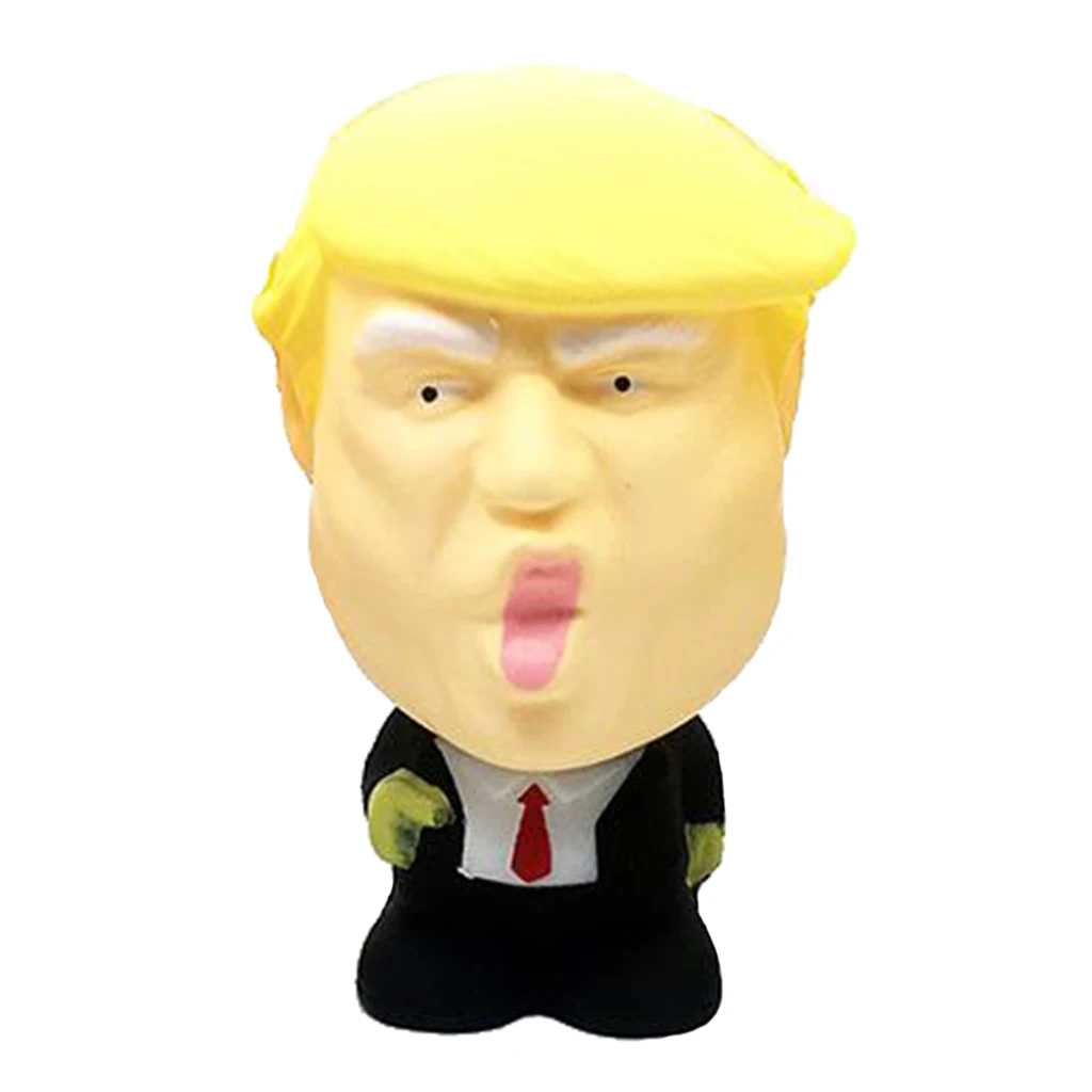 1pc Donald Trump Stress Squeezing Ball Jumbo Squishy Toy  Stress Relief Toys For Children Fun Joke Props Gift