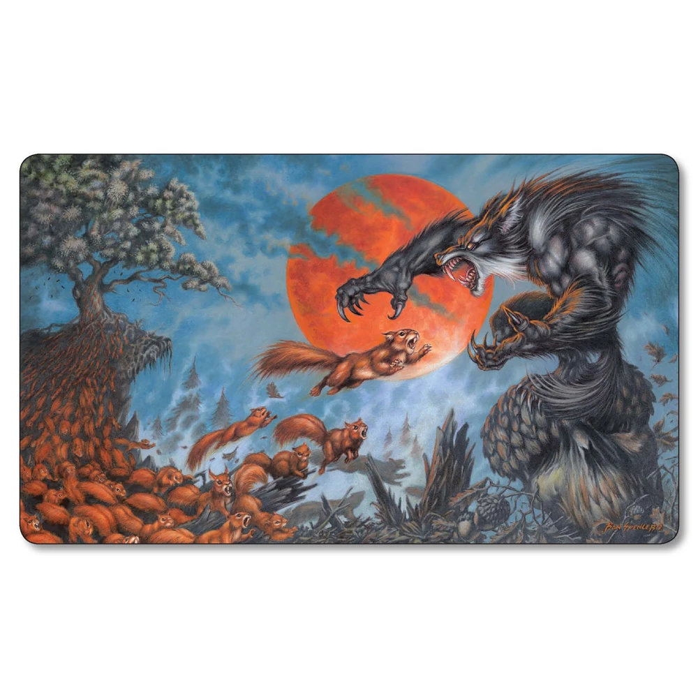 2mm D Epaisseur Tapis De Table Loup Garou Tapis De Jeu Hd Image Jeux De Societe