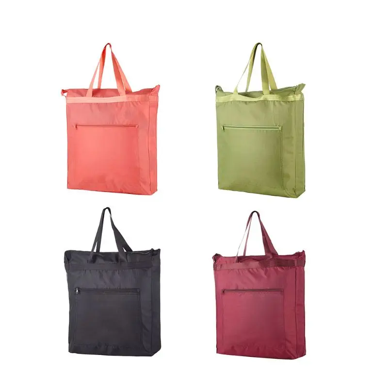 Reusable Shopping Bag Foldable Shopper Waterproof Oxford Handbag Women Grocery Tote Bags