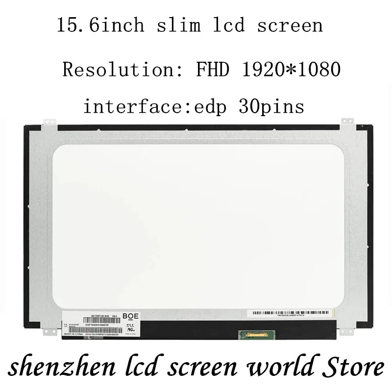 15.6inch LCD screen for Dell Inspiron 15 5567 7567 P65F P66F FHD 1920X1080  30pins Matrix 7000 Gaming laptop LED Display Replacem