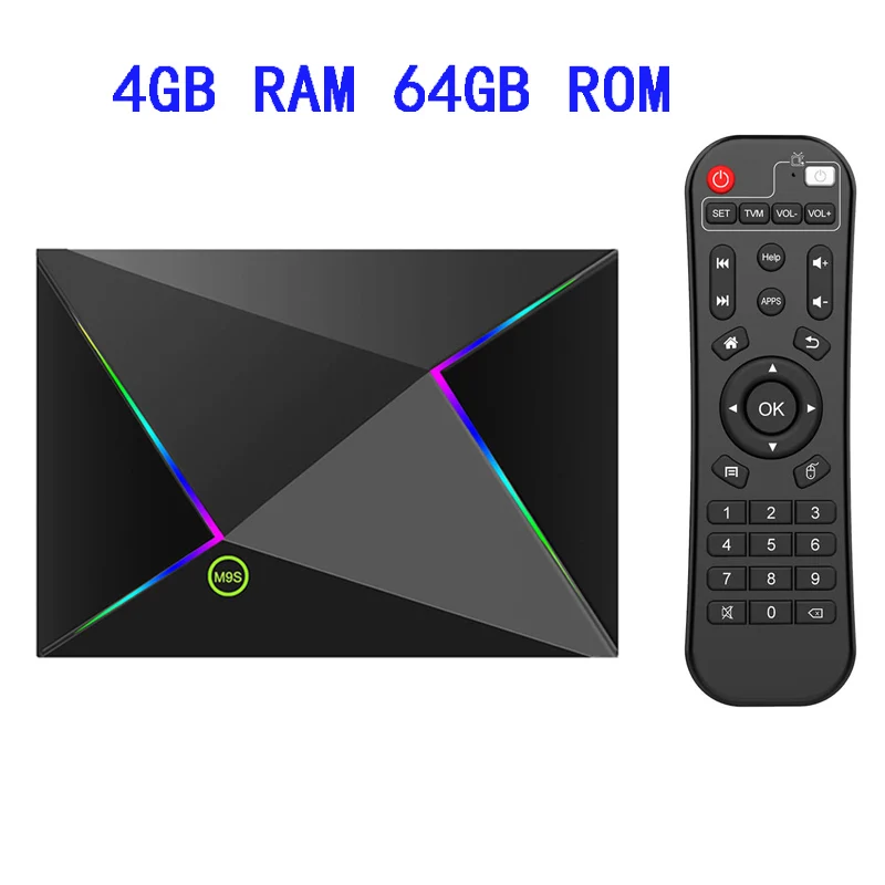 4G 64G TV BOX M9S Z8 Smart tv Box 6K Android 9,0 Allwinner H6 4 Гб ОЗУ 64 Гб ПЗУ H.265 USB3.0 WiFi IP tv Youtube Netflix Google Play телеприставка - Цвет: 4G 64G TV BOX