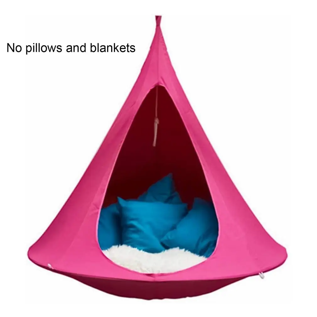 Multi-functional Triangle Aerial Mat For Outdoor Wholesale Outdoor Garden Camping Hammock Swing Chair Children Room Gym Fitness Teepee Tree Hamaca Tent Ceiling Hanging Sofa Bed Tree Swing Hanging 