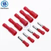 100pcs Red Assorted Female Male Bullet Butt Connector Insulated Crimp Wire Terminals for 22~16 AWG ► Photo 1/6