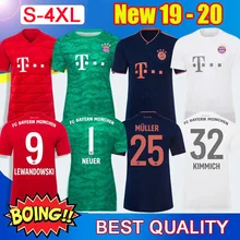 Новые футболки Bayernes Muniches, футболки james MULLER, домашние Футбольные Майки 19 20 LEWANDOWSKI ROBBEN VIDAL edition, футбольные футболки