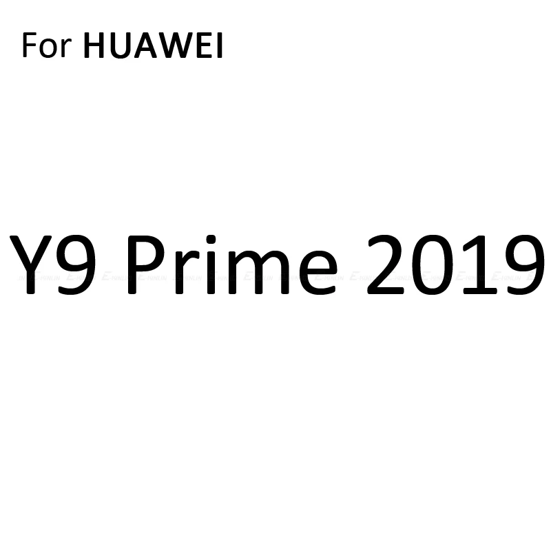 2 шт. мягкий чехол для задней крышки из Экран протектор для huawei Y9 Y7 Y6 Y5 Pro Prime Lite углеродного волокна Стикеры защитная пленка - Цвет: Y9 Prime 2019