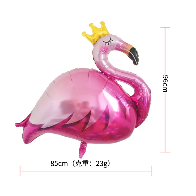 Корона Фламинго Свадебный Белый лебедь шар украшение Алюминиевая фольга шар приемный стол воздушный шар приемный стол украшение бал - Цвет: CROWN Flamingo
