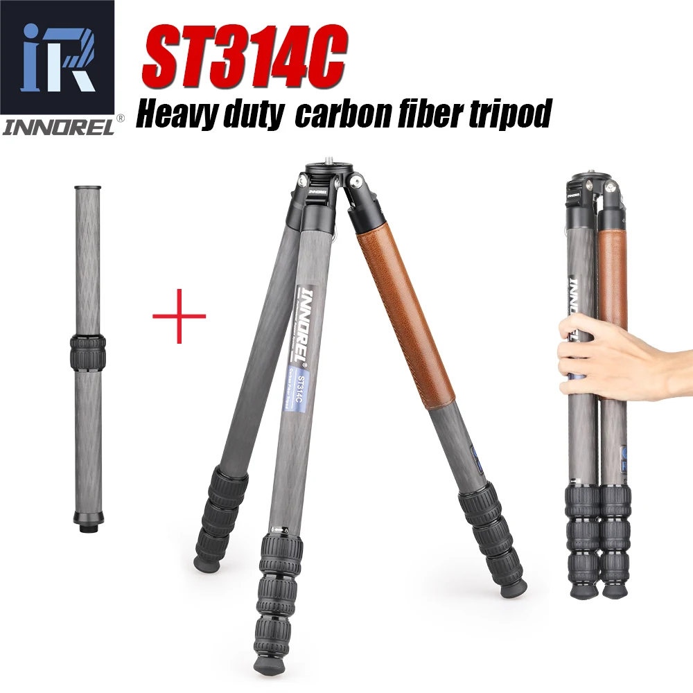 INNOREL ST314C 10 слоев штатив тренога из углеволокна монопод для DSLR Камера Тяжелая