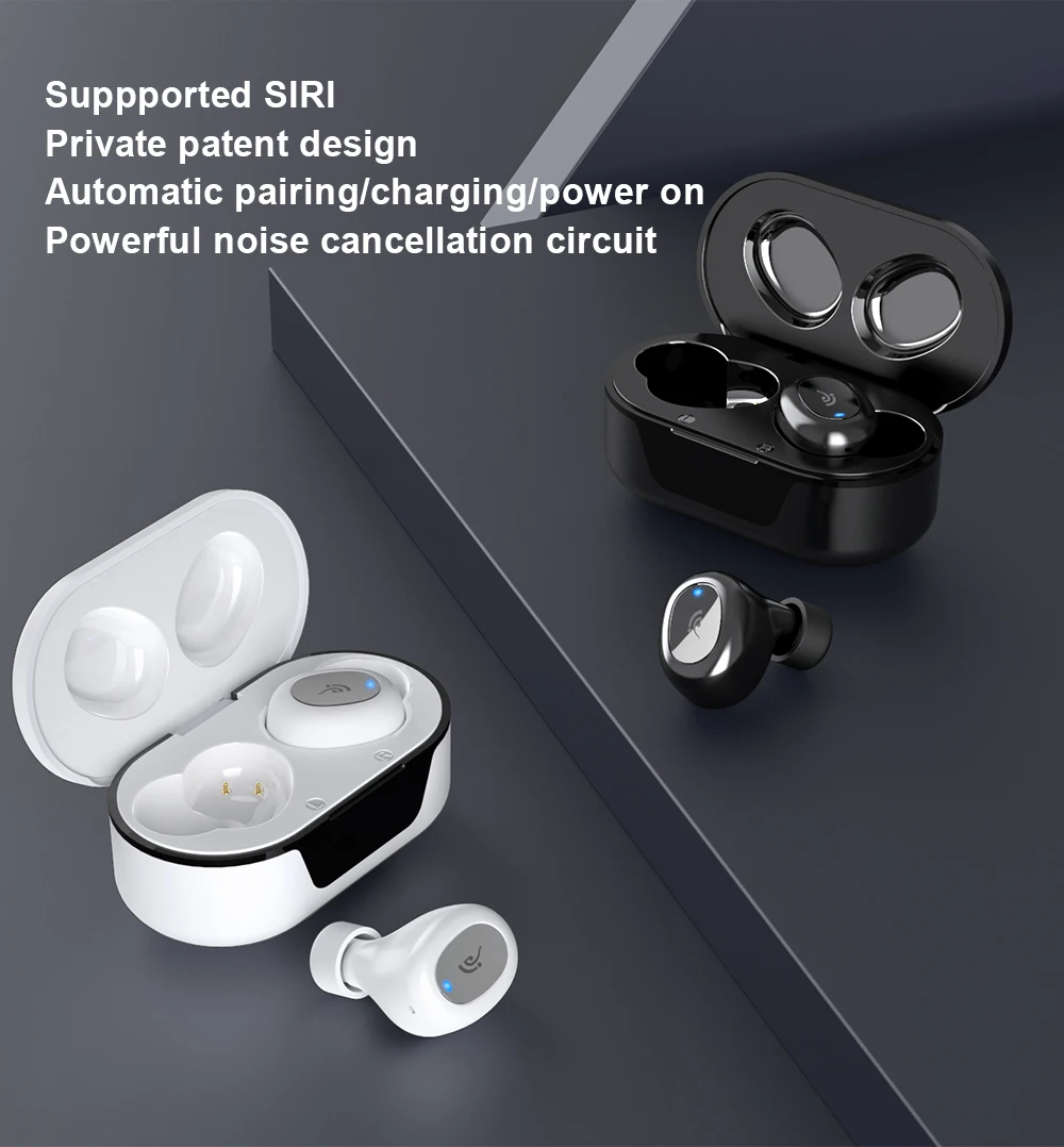 TW16 Wireless Bluetooth Headphone - Black
