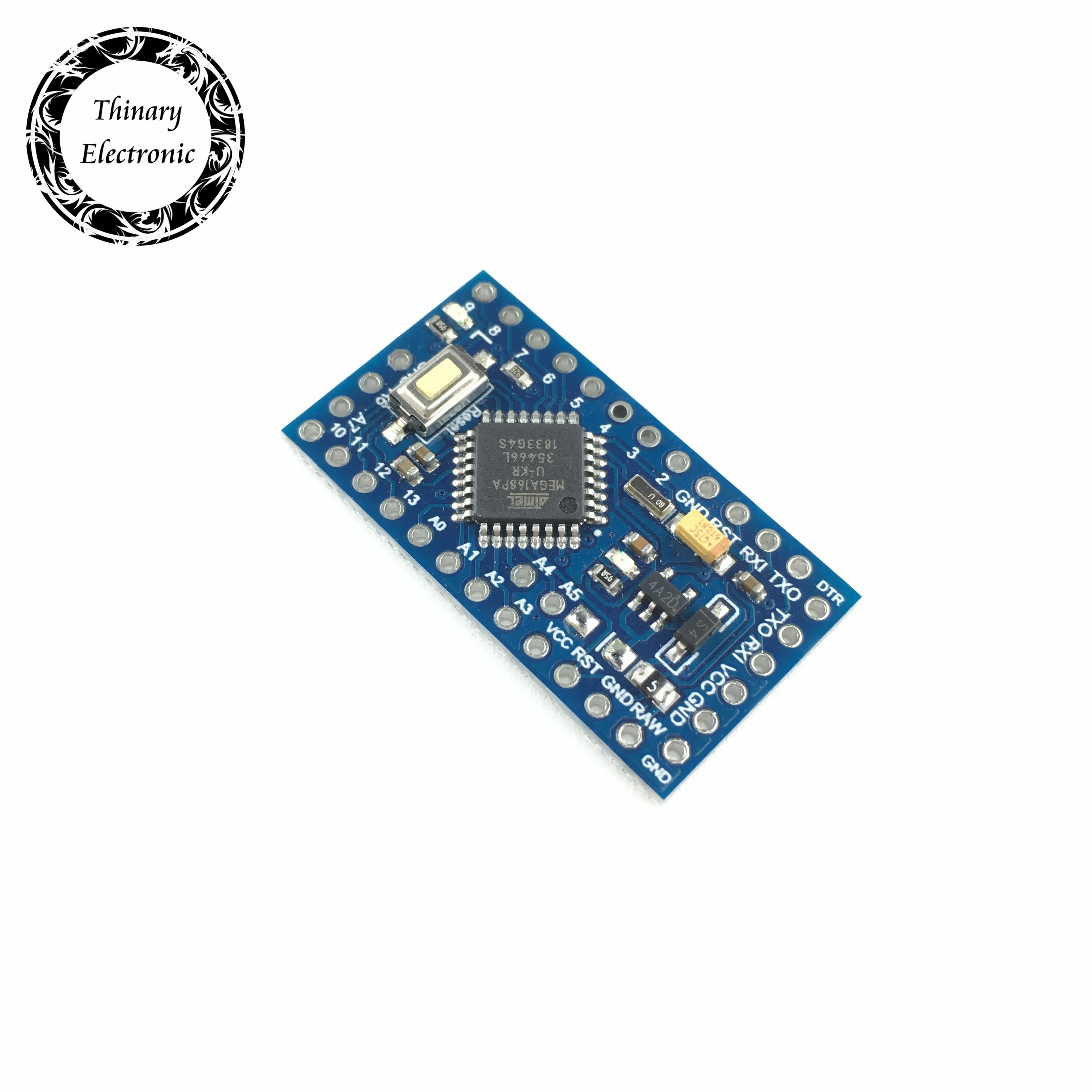Горячая Распродажа Thinary Electronic Pro Mini 168 5 В/16 м ATMEGA168 для Arduino МГц ATMEGA168P AU|Интегральные