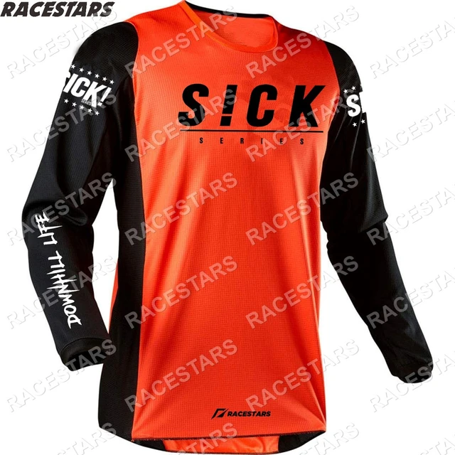 SICK Downhill Mountain Sleeve Men's DH Enduro MTB Jersey Motocross Gear Bike Wear Ropa Maillot Ciclismo Hombre Dry _ - AliExpress Mobile