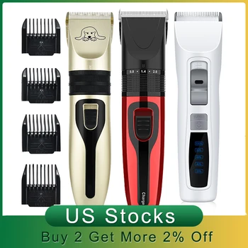 

Electrical Pet Clipper Professional Grooming Kit Rechargeable Pet Cat Dog Hair Trimmer Shaver Set Animals Hair Cutting Machine