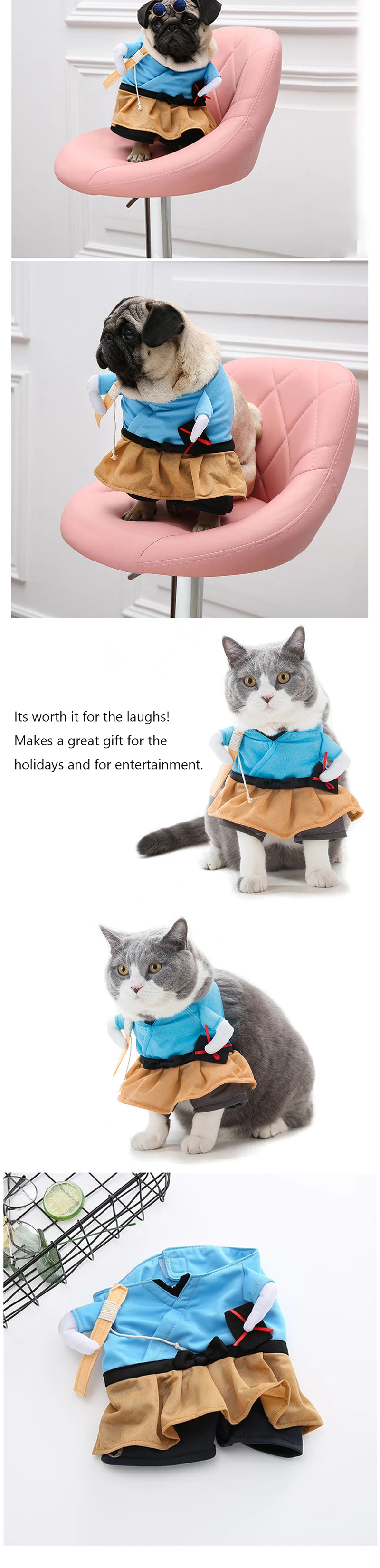 Забавная для кошек собак костюм юбка одежда для кошек костюм одежда для щенков нарядный костюм Рождественская Одежда для кошек Косплей