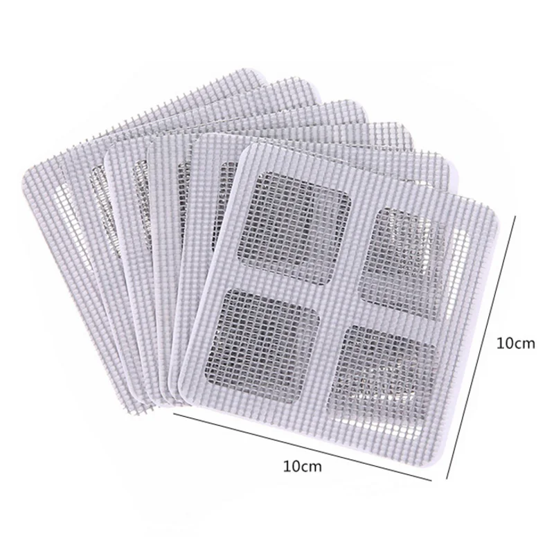5/10/20 Pcs Window Door Screen Repair Patches Back Adhesive Net Fix Rips Holes Damaged Mesh AC889