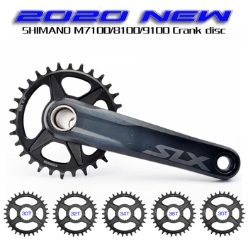 

GOLDIX Round chainring 0mm offset MTB narrow width bicycle chainring fur deore xt M7100 M8100 M9100 SHIMANO12S crankset