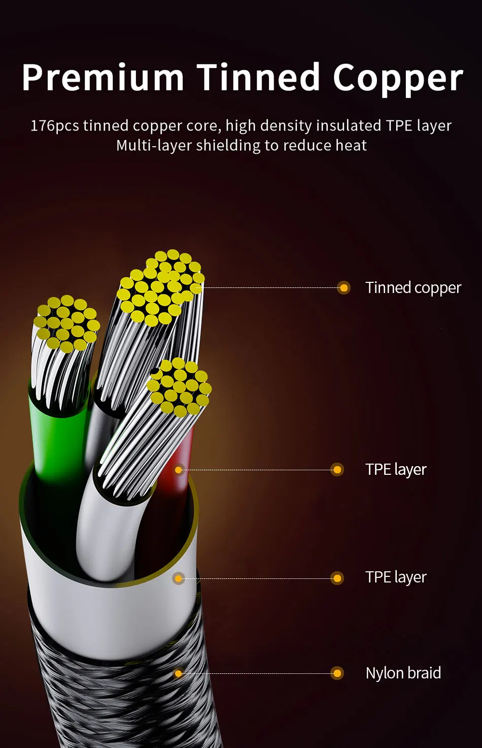 Магнитное зарядное устройство Udyr 3 А, кабель usb type-C для iPhone, кабель для быстрой зарядки, кабель Micro USB C для xiaomi redmi note 7 pro