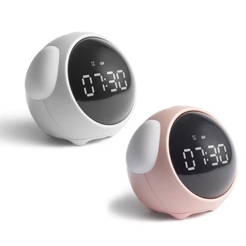 

Multifunction Bedroom Bedside Alarm Clock USB Rechargeable Table Digital Clock 449C