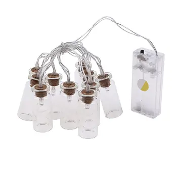 

ICOCO Led Small Lights Flashing Lights Lights Bz1240 Drifting Bottle Room Layout Decor Lights Outdoor Waterproof Light String