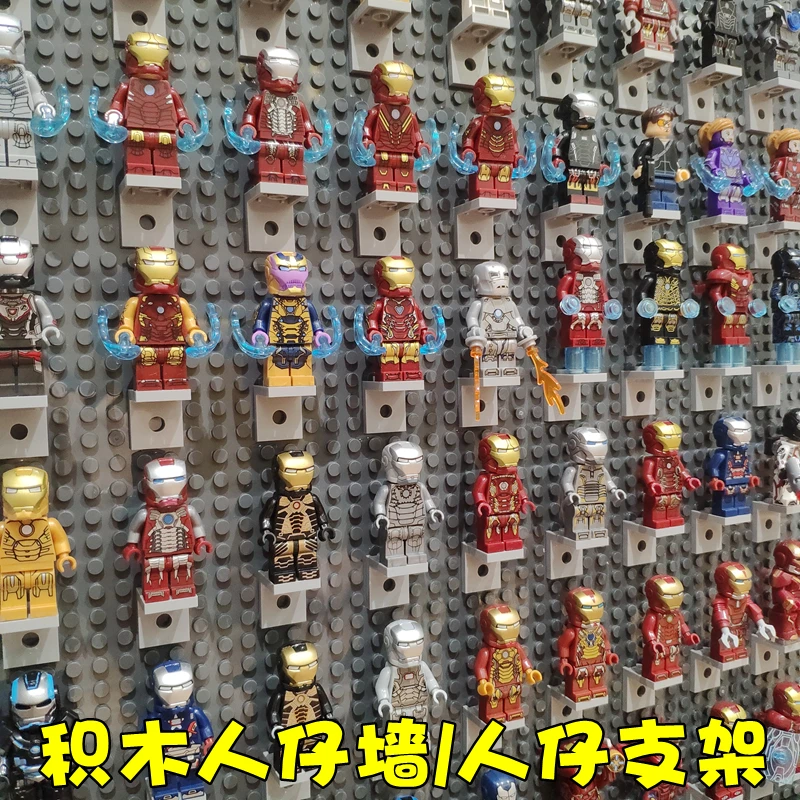 

Super Heroes Marvel Avengers Figures iron man armor movie character Figure model Building Blocks Bricks Toys for Children Gifts