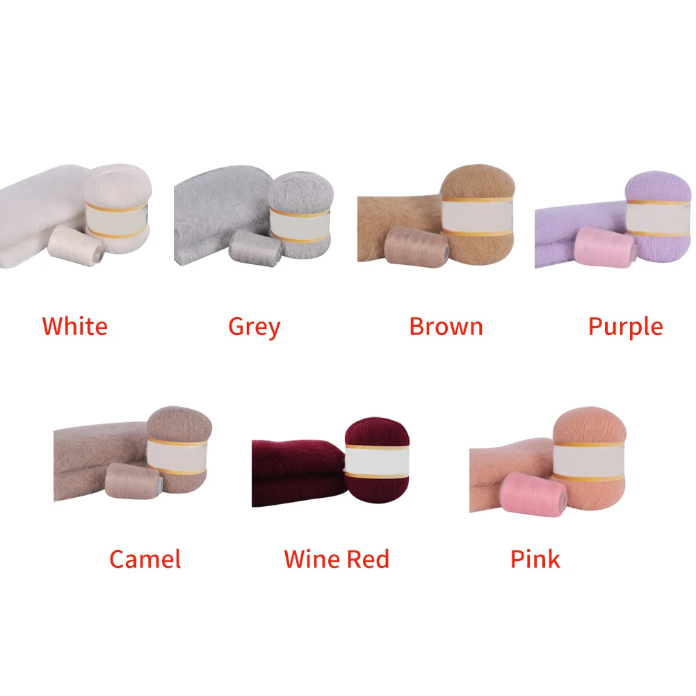Scarf Home Sewing Hand Knitting Thread Warm Non Static Weaving Soft Long Plush Anti Pilling Sweater Autumn Cashmere Yarn Winter