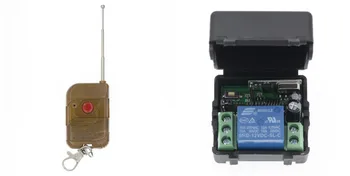 

DC 12V 1 Channel Wireless Relay Remote Control Switch Receiver Transmitter Remote Controller 315MHz 100m for Control Systems