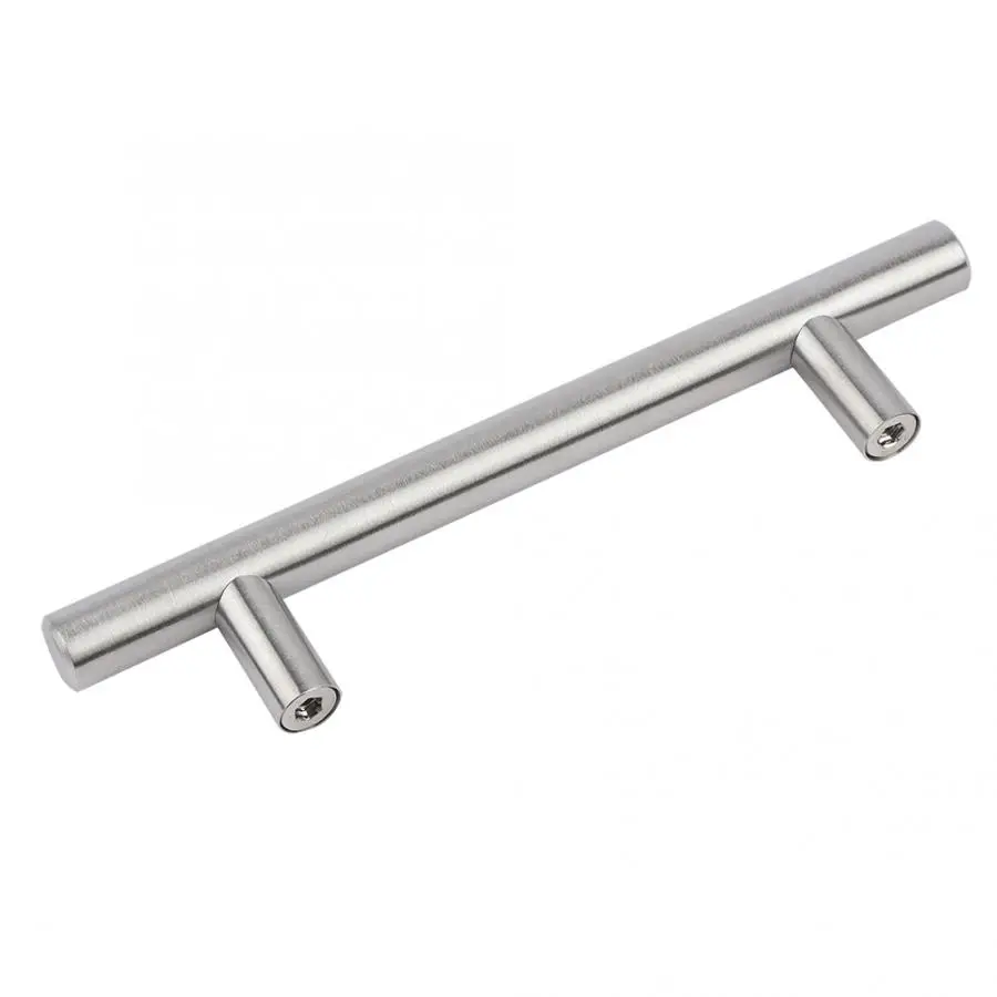 

Stainless Steel T Shape Cabinet Closet Cupboard Drawer Handle Furniture Accessory