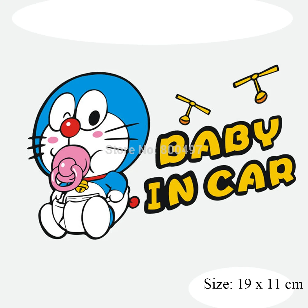 Детские наклейки на автомобиль Doraemon автомобильная Наклейка для Toyota Ford Chevrolet
