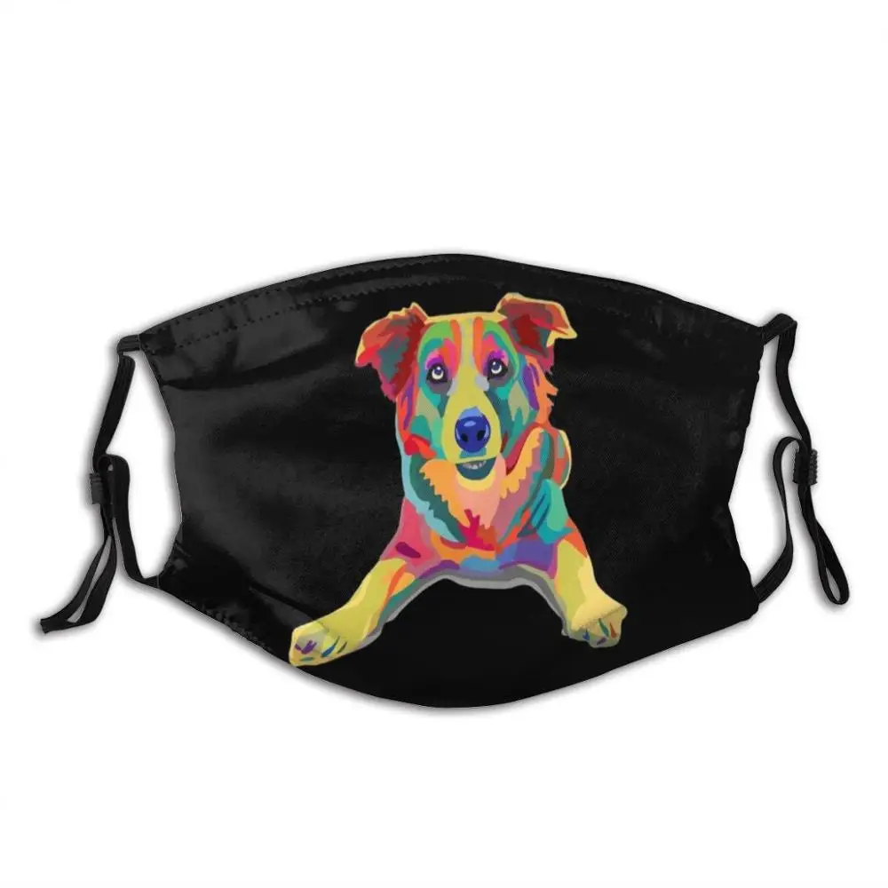 

Pop Art Dog Funny Cool Cloth Mask Pop Art Pop Culture Cool Pop Cute Retro Blue Funny Love Colorful Fun Geek Graphic Design