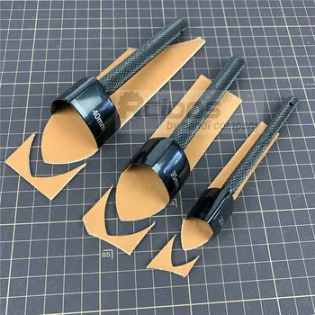 

KNURLING handle V shape watch belt cut punch,RCIDOS DIY Leather corner trimmer,size 20/25/30/35/40/45mm,1pcs price