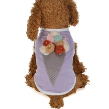 Одежда для животных для щенков, Летний жилет для щенков, кошек, собак, дышащая футболка, одежда для собак