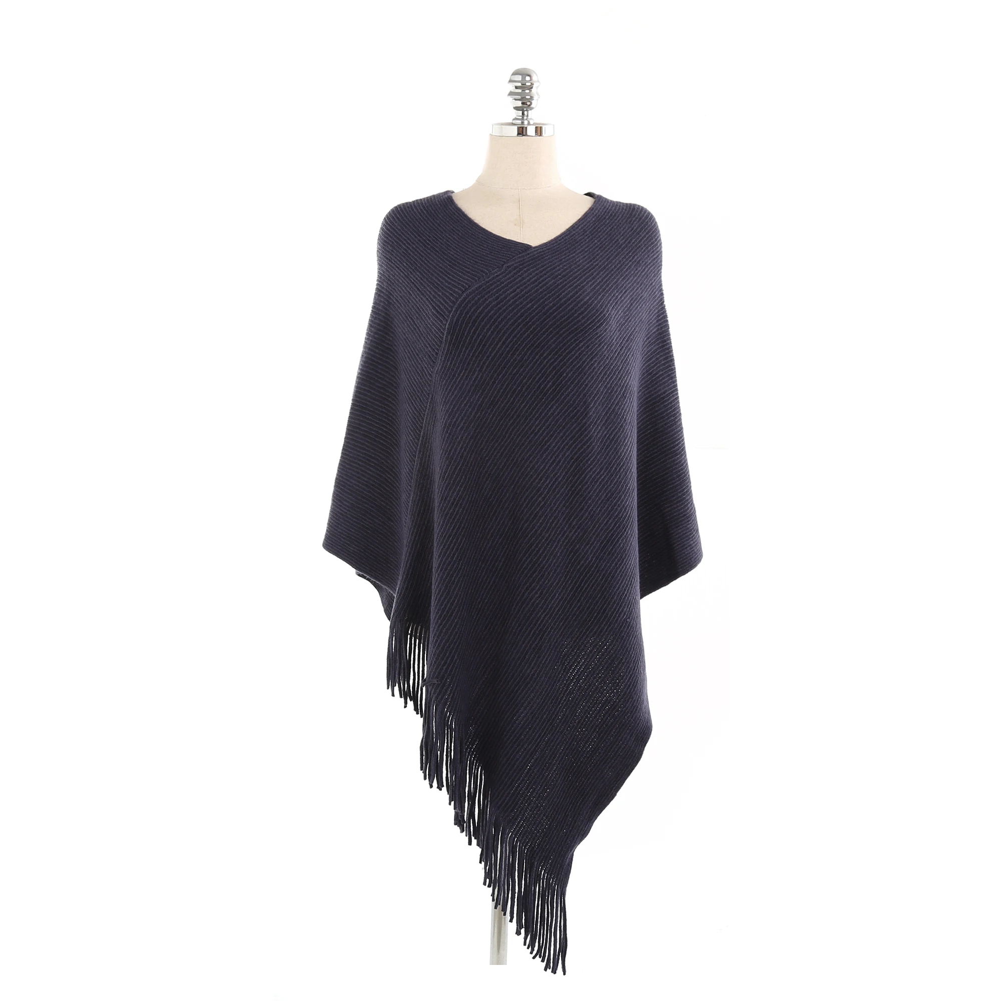 

100cm Women Cashmere Scarves Autumn Winter New Female Wool Scarf Solid Color Fringed Shawl Faux DP2651