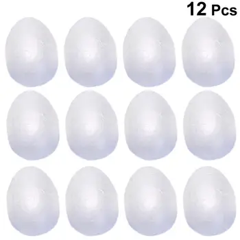 

12pcs EPS Easter Eggs DIY Painting Graffiti Ornaments Kids Easter Toys Decoration Children'S Hand-Painted Toys