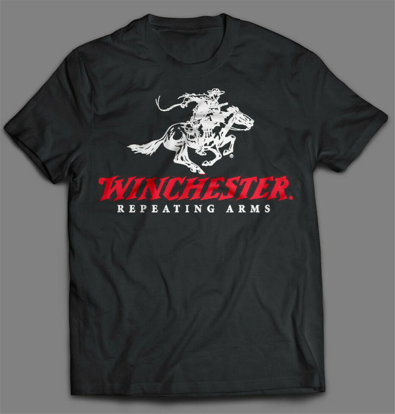 Топы с логотипом винчестера футболка надписью 2nd Reference Pro брендовая огнестрельным