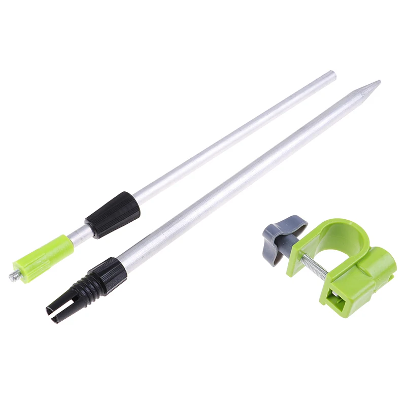 1pc Adjustable Telescopic Fishing Holder Fishing Rod Pole Holder Bracket Support Stand with 2 Sections