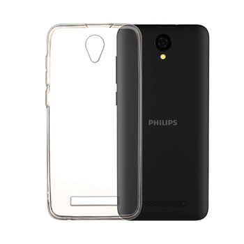 Перейти на Алиэкспресс и купить Мягкий ТПУ чехол для Philips S260 задняя крышка Силиконовый ТПУ защитный чехол для телефона Philips S260 TPU чехол Чехол Funda
