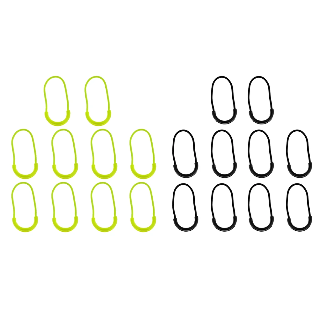 10 Pcs Plastic U Shape Zip Puller Strong Zipper Pull Cord