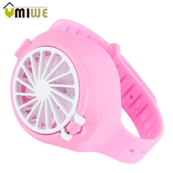 

Portable USB Watch Fan Rechargeable Third Gear Electric Mini Lazy Fan With Comfortable Wrist for Child Summer Indoor Or Outdoor