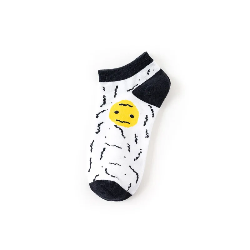 Cotton Streetwear Funny Sock Woman Harajuku Socks Tropical Fruit Socks Avocado Banana Sock Girl Cute Print Long Soks 5 Pairs/set