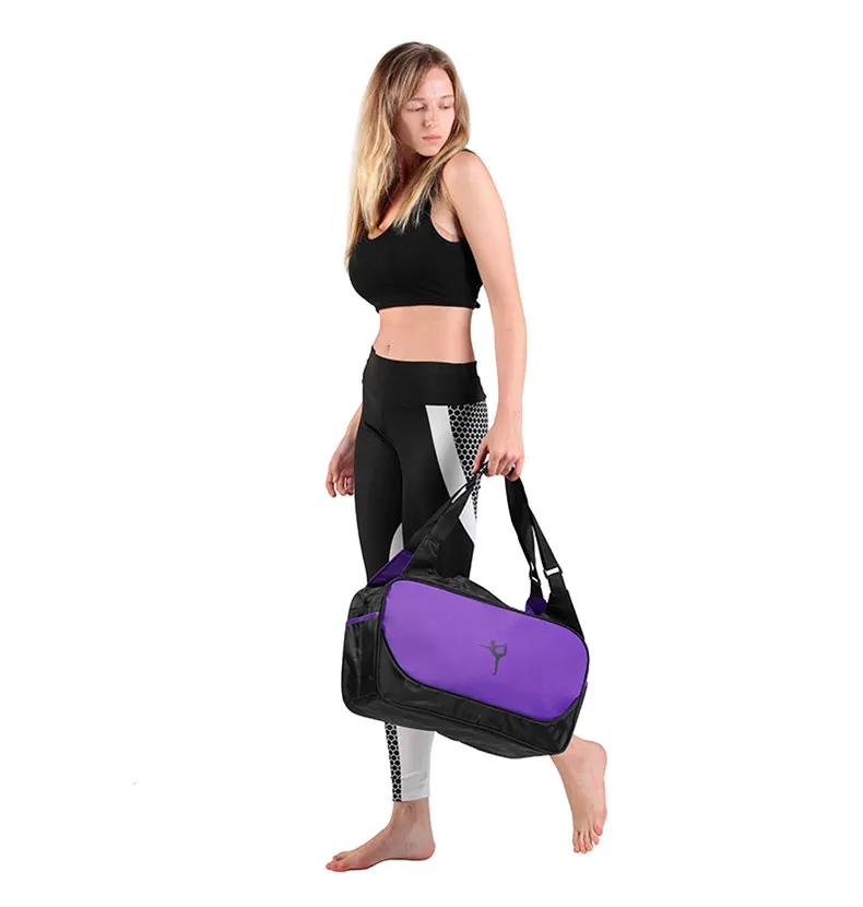 Женская многофункциональная водонепроницаемая сумка для йоги, пилатеса, фитнеса, Наплечная сумка, чехол для спортзала, 5 цветов на выбор