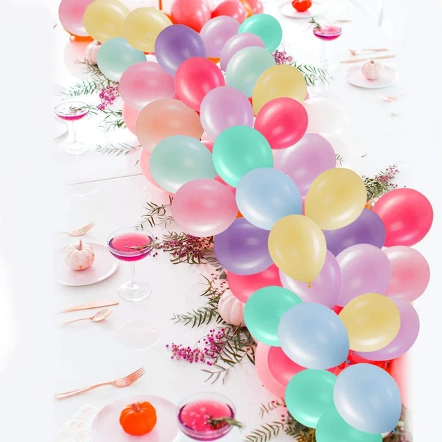 Pastel Rainbow Birthday Decorations  Pastel Color Birthday Decorations -  182pcs Pink - Aliexpress