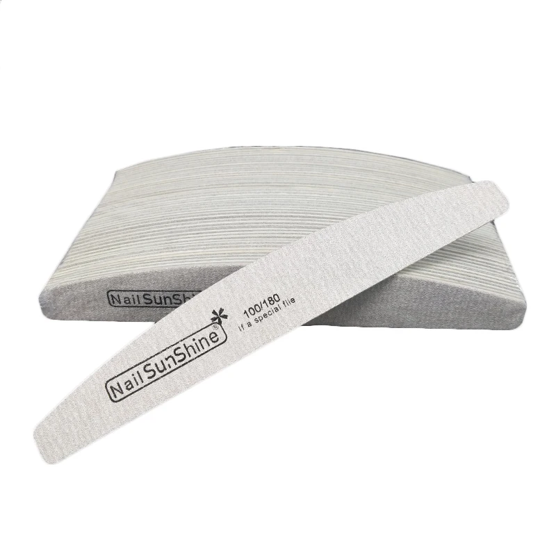 Пилка для ногтей Wood 5 шт./лот профессиональная пилка 100/180 шлифовальный маникюр