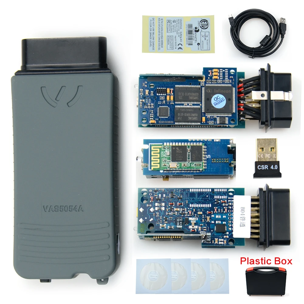 Оригинальный Полный OKI чип VAS 5054A ODIS V5.1.3 диагностический инструмент Bluetooth VAS5054 AMB2300