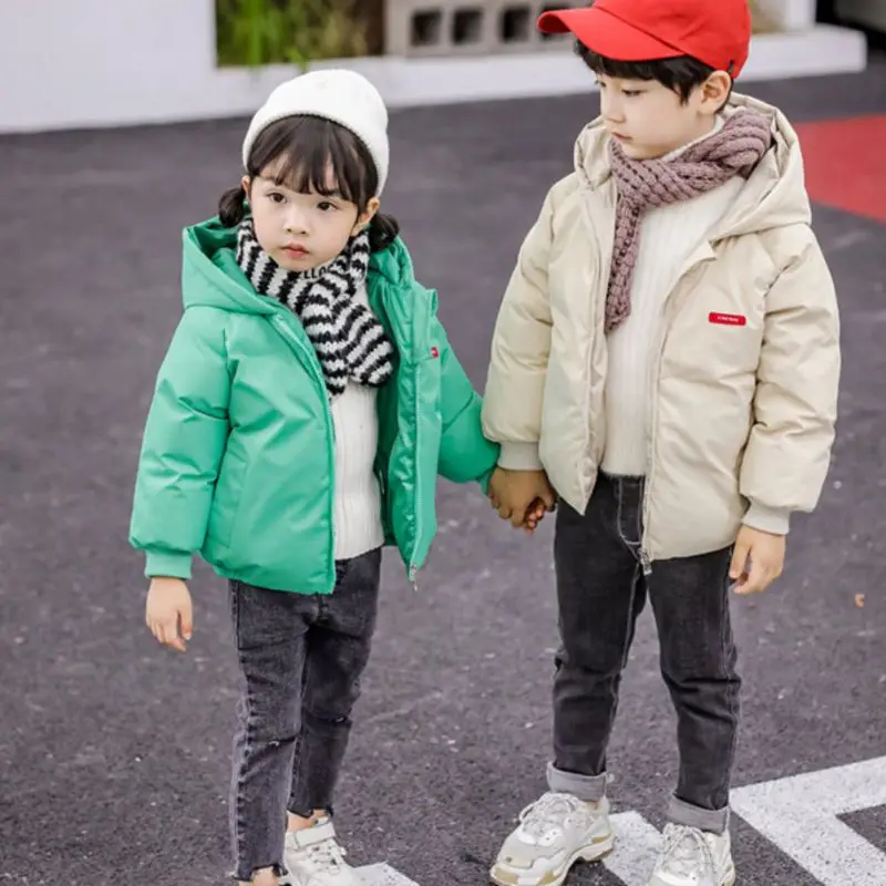 

2019 Baby Girls Jacket Autumn Winter Jacket For Girls Coat Kids Warm Hooded Outerwear Coat For Boys Jacket Coat Children Clothes