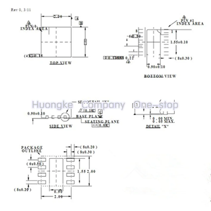 ISL6625ACRZ 마크 5AZ QFN8 ISL6625ACRZ-T 동기 정류 벅 MOSFET