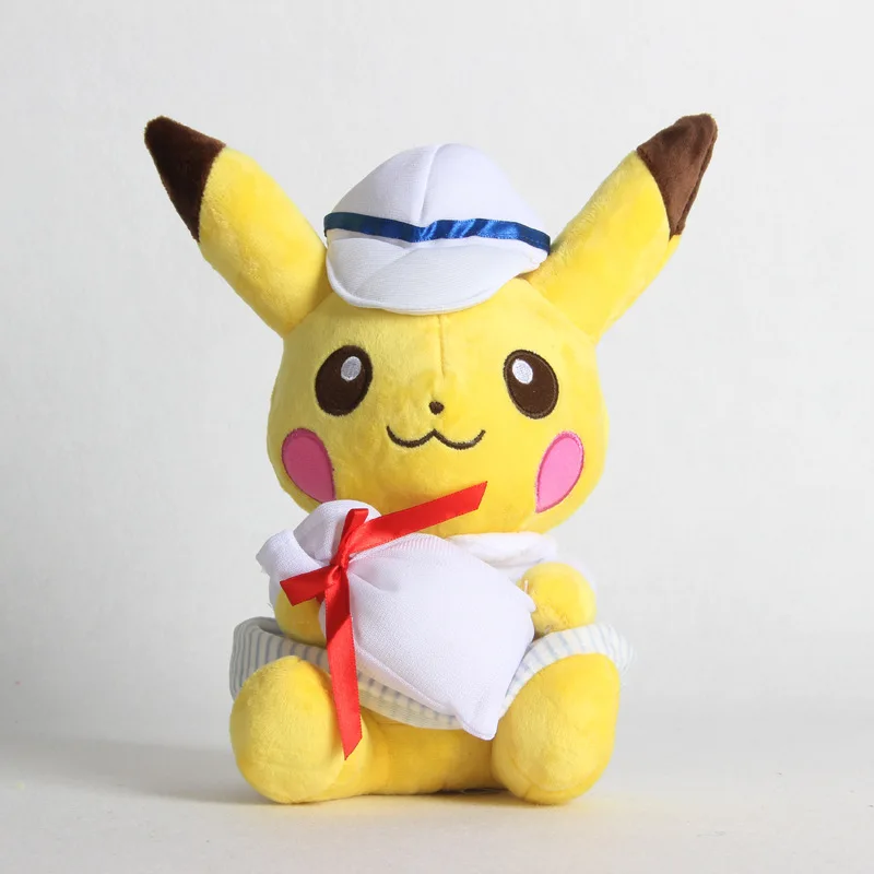 TAKARA TOMY Покемон Прекрасный Пикачу Плюшевые Косплей Любовь ткань сумка Кукла Kawaii аниме игрушки для девушки подарок