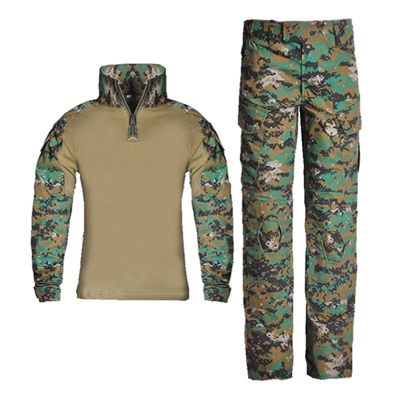 

Kids Combat Pants and Shirts Suit Army Military Uniform BDU Military Tactical Gear Hunting Multicam For Children