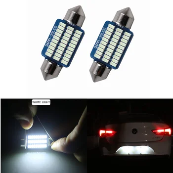 

2x 36mm C5W LED Festoon CANBUS NO Error 4014 SMD Car LED Reading Doom Lamp For Mercedes Benz w212 w210 w124 w202 w203 w169 AMG
