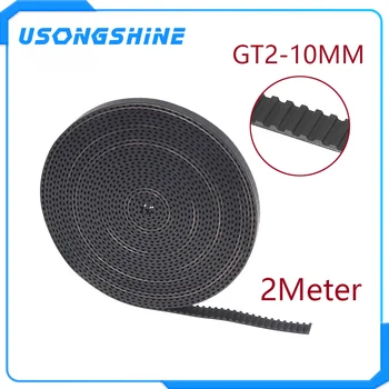 

Hot sale 2meter GT2-10mm open timing belt width 10mm GT2 belt GT2 10mm for 3D printer