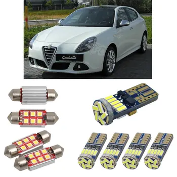 

Interior led Car lights For Alfa Romeo giulietta 2020 2019 2018 2017 2016 2015 2014 Reading dome bulbs error free 8pc/lot