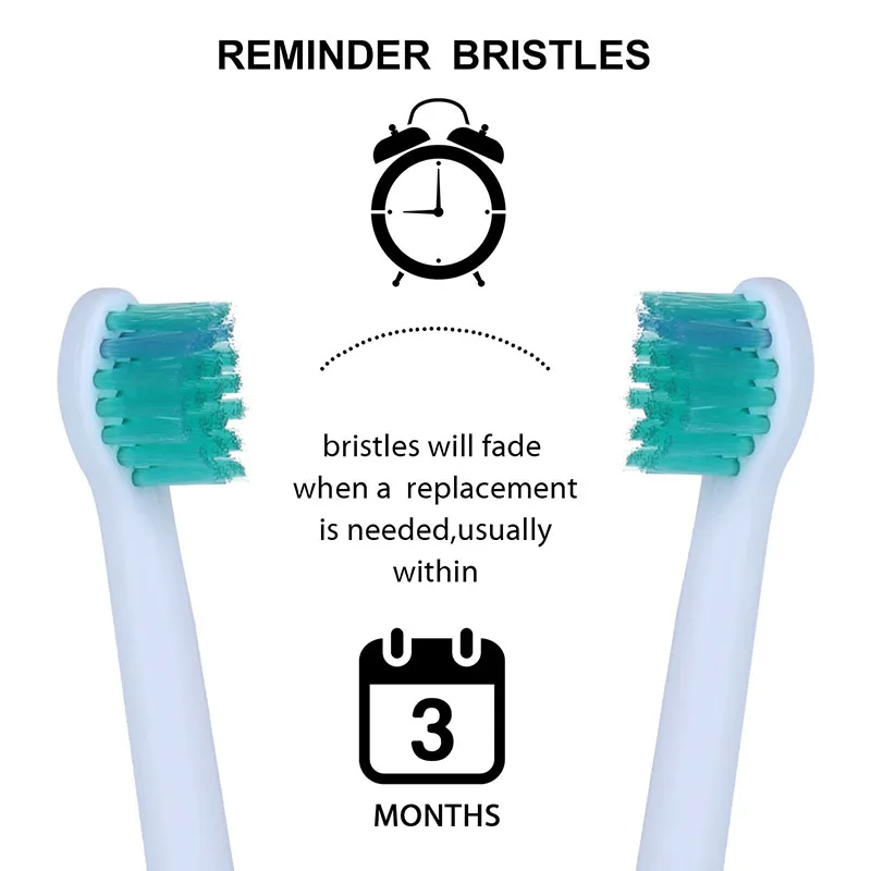 12 шт. HX6024 универсальные электрические сменные насадки для зубных щеток подходит для Philips Sonicare, головка для зубных щеток, компактная детская мягкая щетина