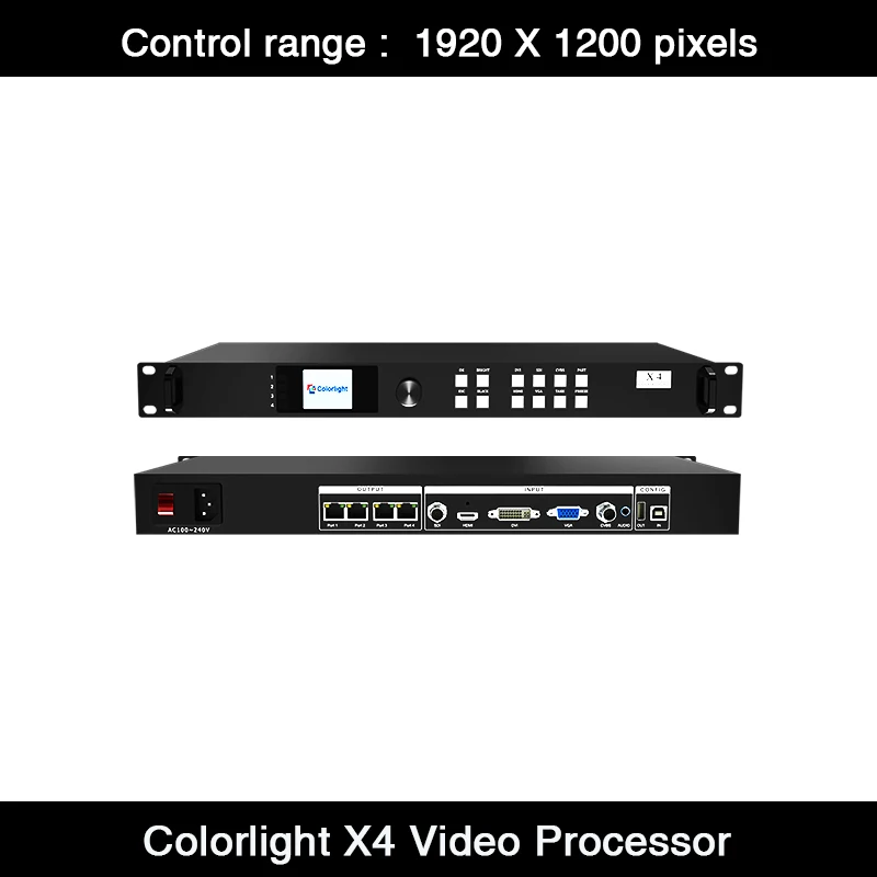 

Colorlight X4 LED Screen Controller Professional LED Display Controller Splicing Video Processor 2.3 Millions Pixels Capacity
